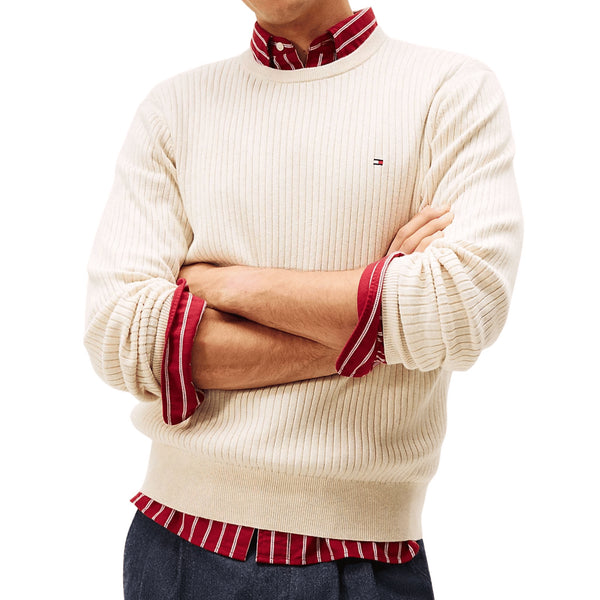 Tommy Hilfiger Pullover Tommy Hilfiger - Pullover in maglia a coste con cashmere S A25-TOMMY HILFIGERMW40449-HGF-S - Francavilla Moda